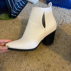 White cut out boots from nasty Gal
